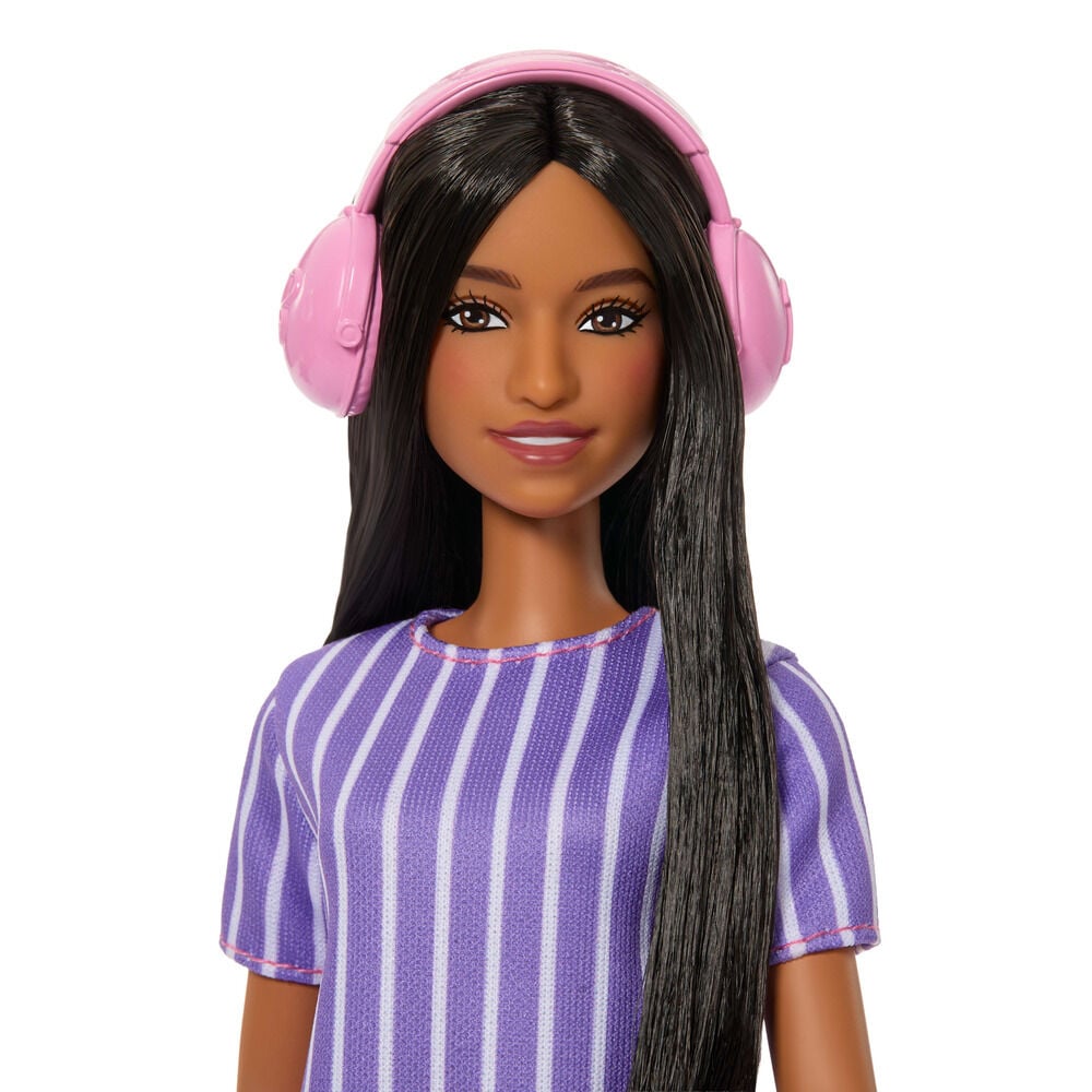Muñeca Purple Stripes Barbie - imagen 5