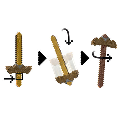 Espada Pico Transformable Minecraft