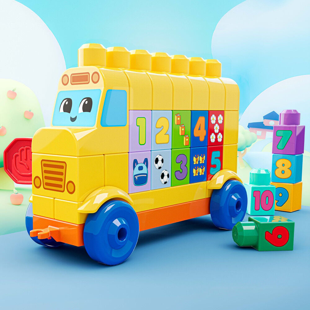 Autobus Numeros Encajables MEGA Bloks 45pzs - imagen 5