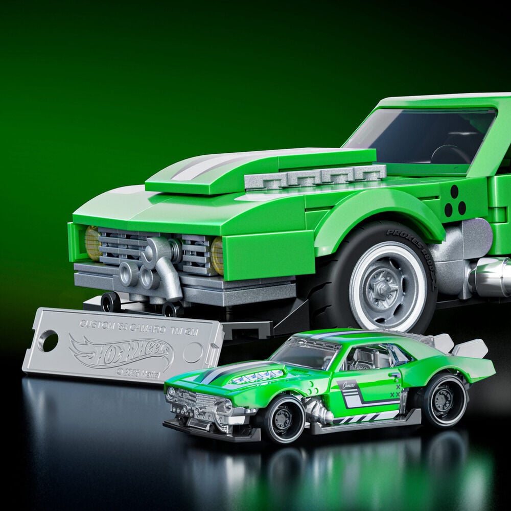 Set Construccion Speed 68 Custom Camaro Hot Wheels
