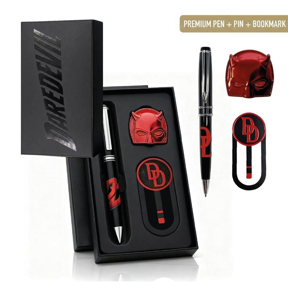 Set boligrafo Daredevil Marvel