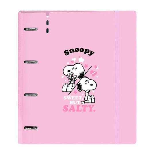 Carpeta A4 anillas Snoopy con recambio