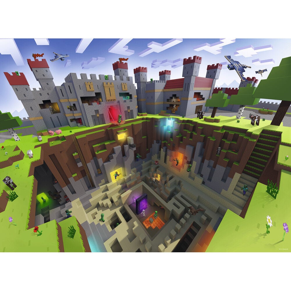 Puzzle Minecraft XXL 300pzs - imagen 2