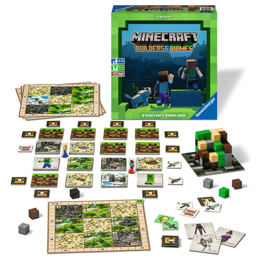 Juego de mesa Builders & Biomes Minecraft