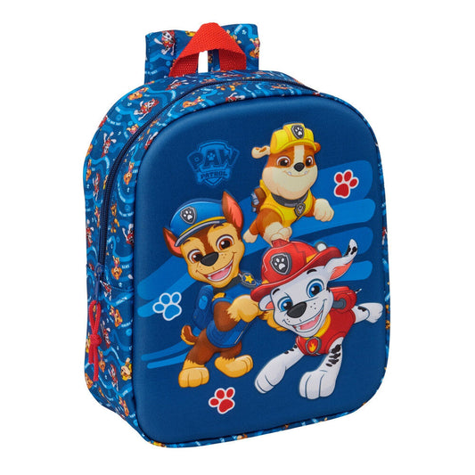 Mochila 3D Patrulla Canina Paw Patrol 27cm