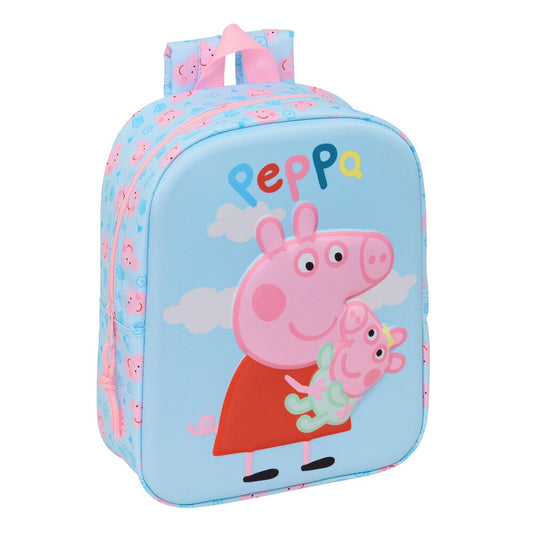 Mochila 3D Peppa Pig 27cm