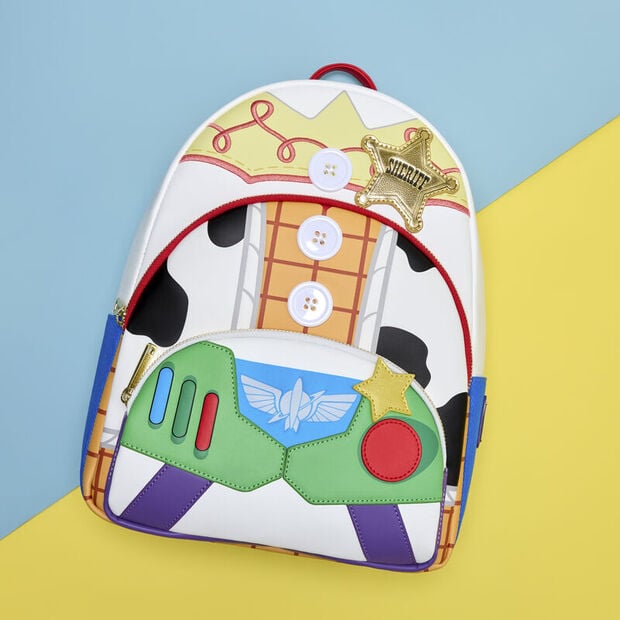 Mochila Jessie, Woody & Buzz Lightyear Toy Story 5 Disney Pixar Loungefly 31cm