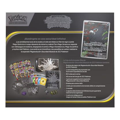 Estuche cartas Entrenador Elite Expansion Megaevolucion Oscuridad Absoluta - imagen 2