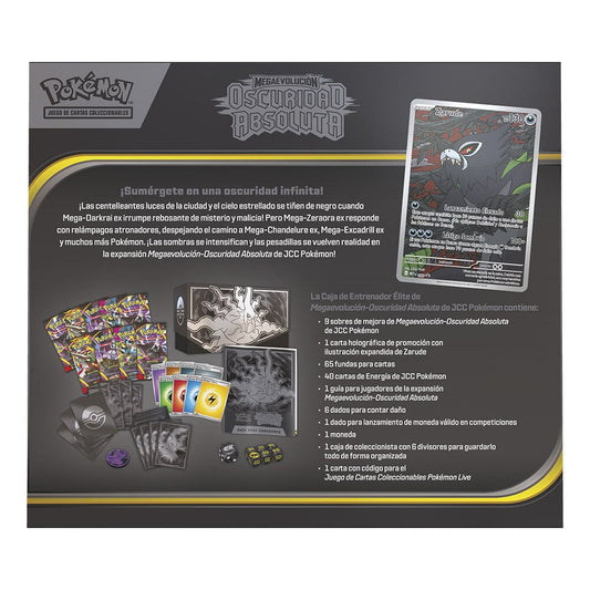 Estuche cartas Entrenador Elite Expansion Megaevolucion Oscuridad Absoluta - imagen 2