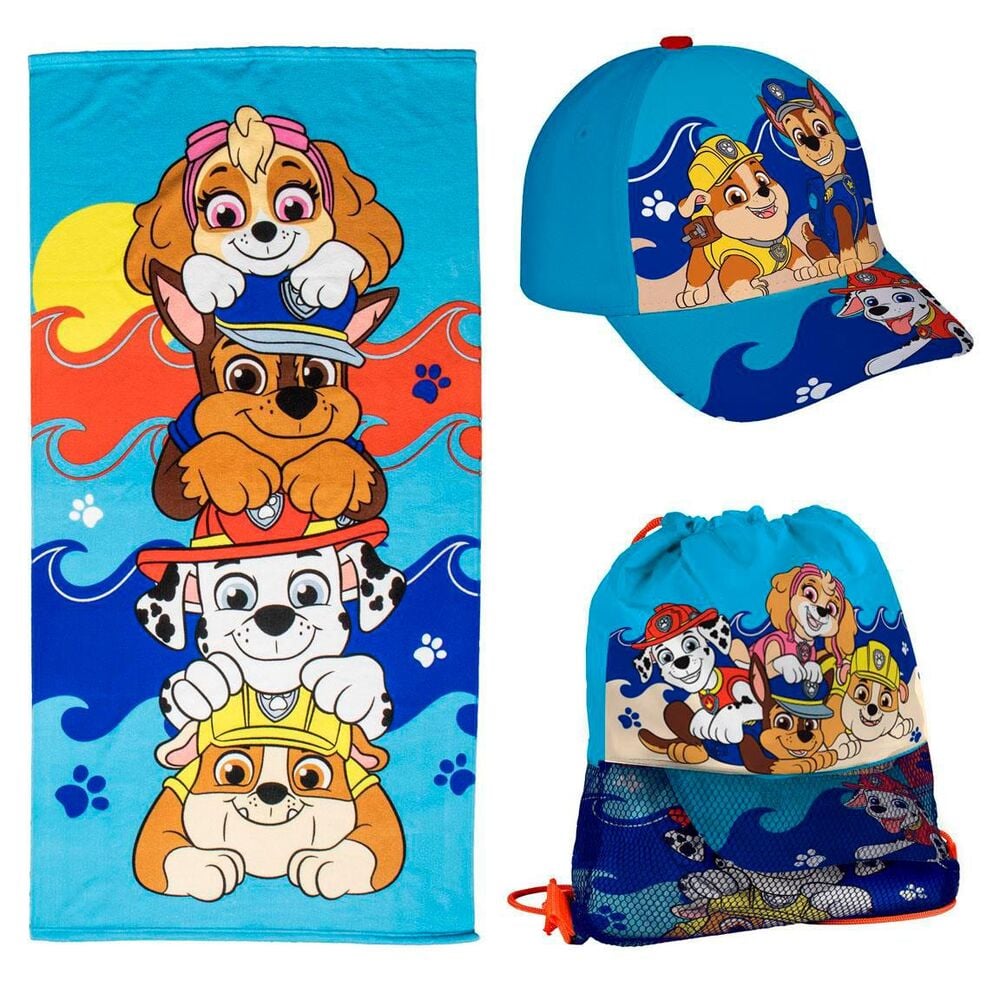 Set toalla + saco + gorra Patrulla Canina Paw Patrol - imagen 4