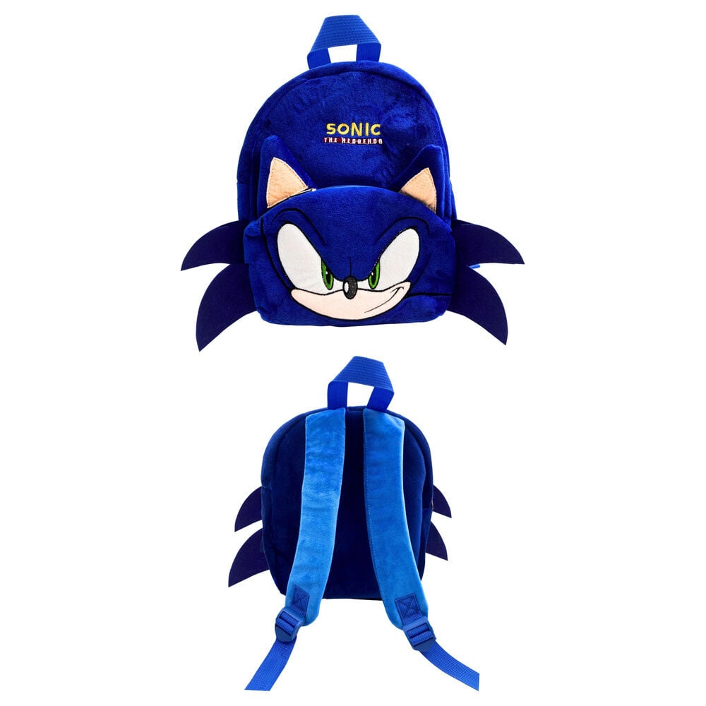 Mochila Peluche Sonic the Hedgehog 30cm