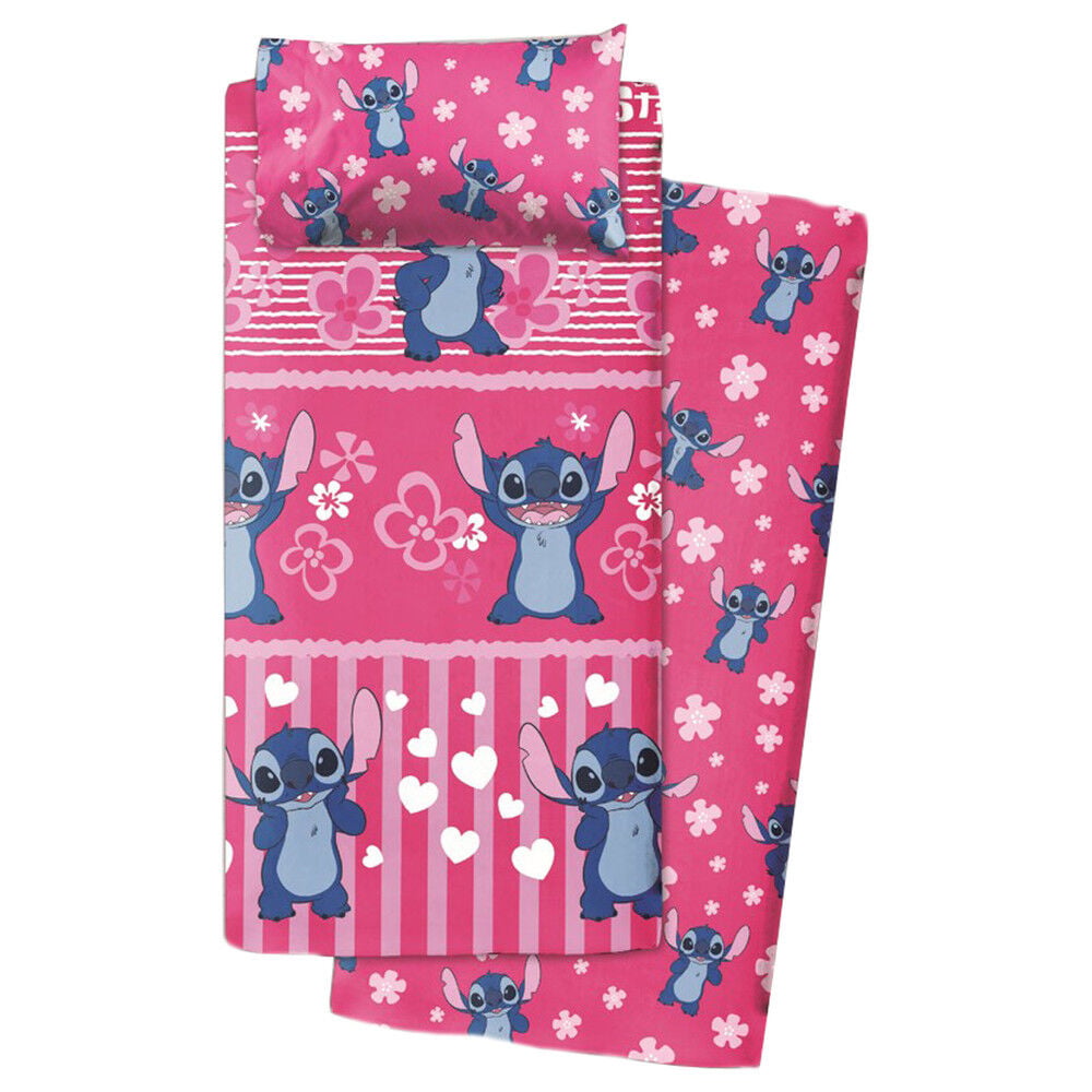 Juego sabanas Stitch Disney algodon 90cm