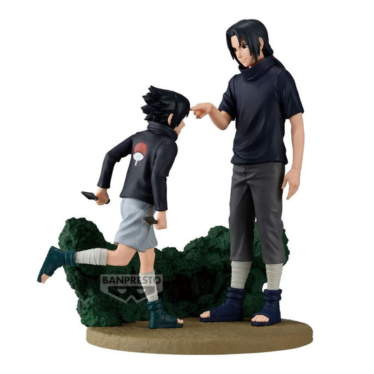 Figura Sasuke Uchiha & Itachi Uchiha Memorable Saga Naruto Shippuden 14cm