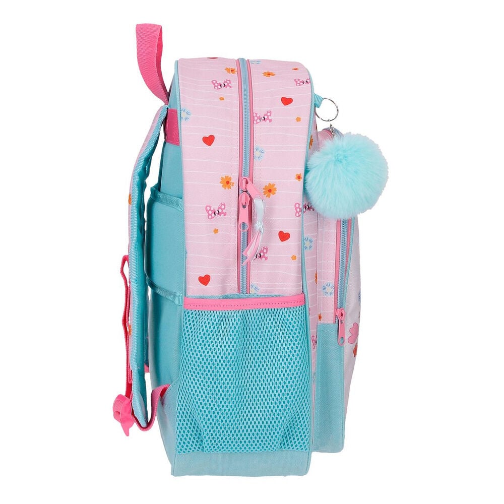 Mochila Happy To Be Me Minnie Disney 40cm adaptable - imagen 2