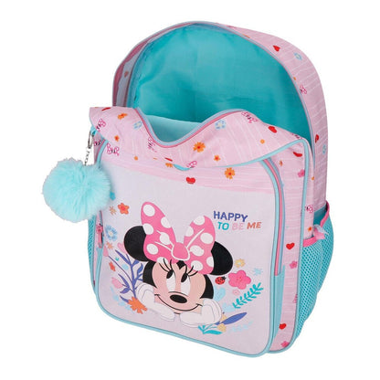 Mochila Happy To Be Me Minnie Disney 40cm adaptable - imagen 4