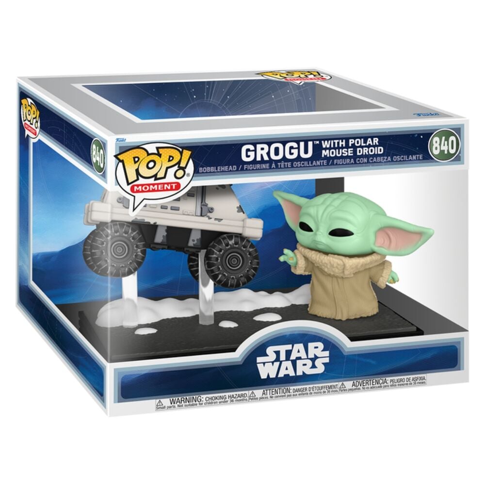 Figura POP Moments Star Wars: The Mandalorian & Grogu - Grogu with Polar Mouse