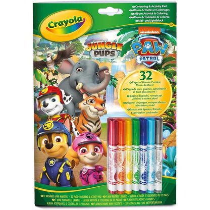 Blister 7 rotuladores + Libro Actividades Jungle Pups Patrulla Canina Paw - imagen 2