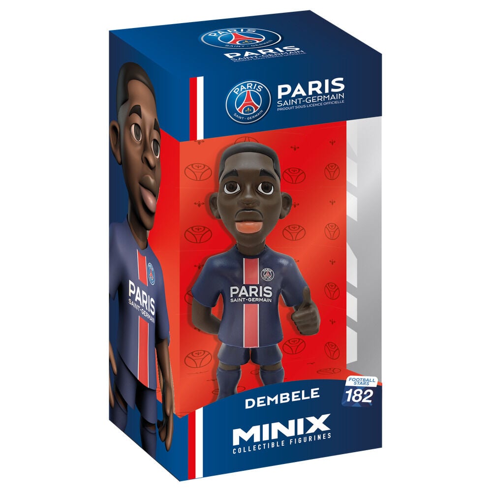 Figura Minix Dembele Psg Paris Saint - Germain 12cm - imagen 5