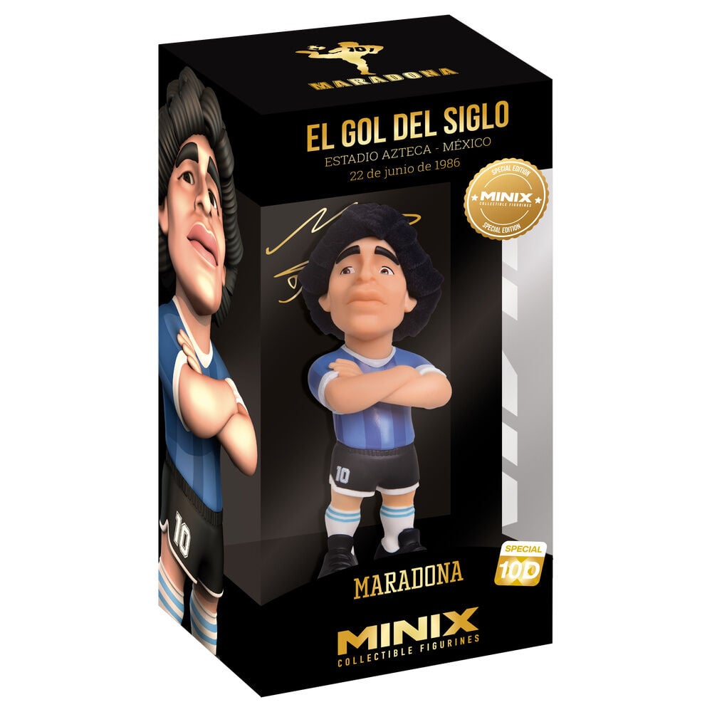 Figura Minix Gol Del Siglo Maradona 12cm - imagen 5