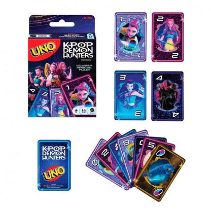 Juego cartas UNO K-Pop Demon Hunters - imagen 3
