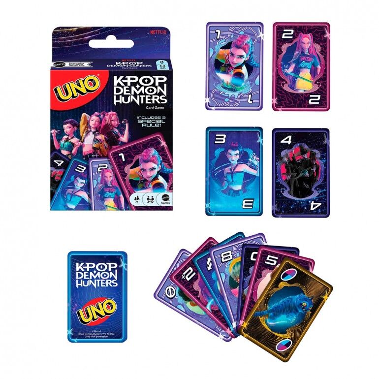 Juego cartas UNO KPop Demon Hunters