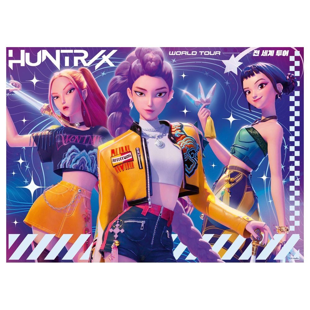 Puzzle KPop Demon Hunters 4x100pzs