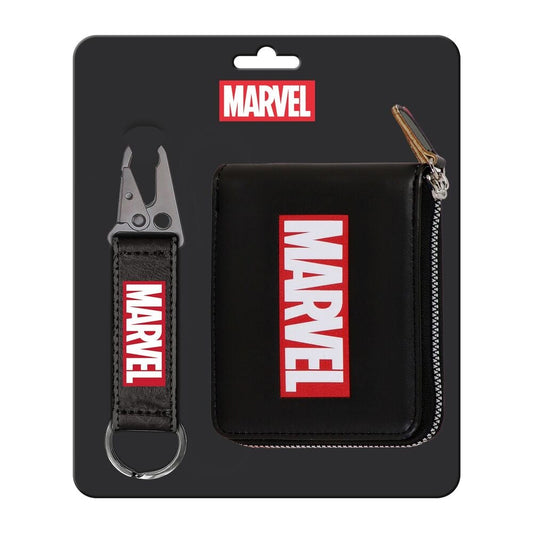 Set cartera + llavero Marvel