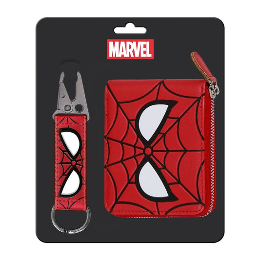 Set cartera + llavero Spiderman Marvel