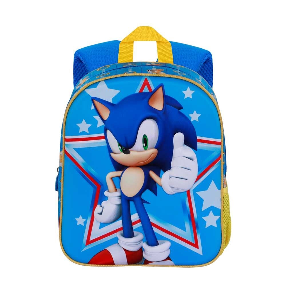 Mochila 3D Star Sonic the Hedgehog 31cm - imagen 3