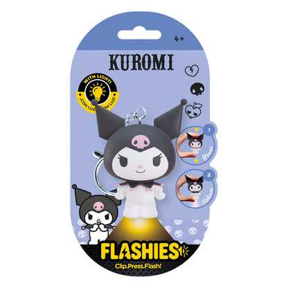 Llavero figura 3D con luz Kuromi Hello Kitty Flashies