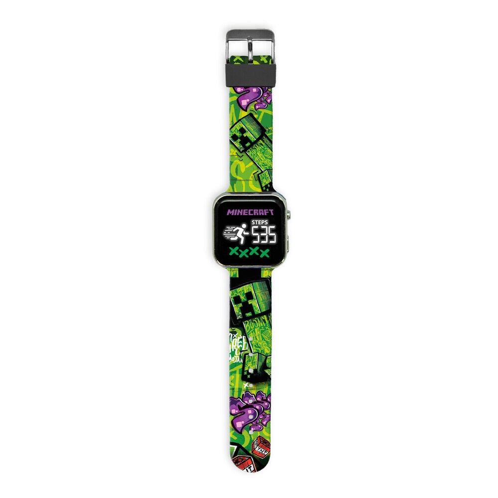 Reloj led multifuncion Minecraft