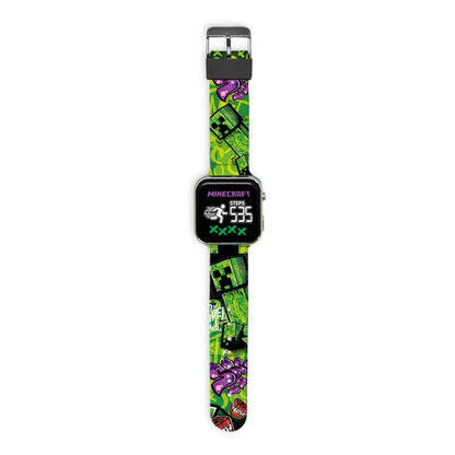Reloj led multifuncion Minecraft