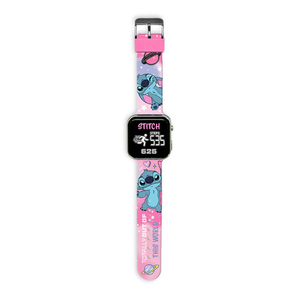 Reloj led multifuncion Stitch Disney
