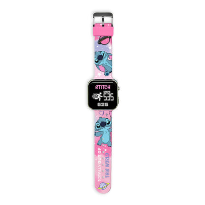 Reloj led multifuncion Stitch Disney