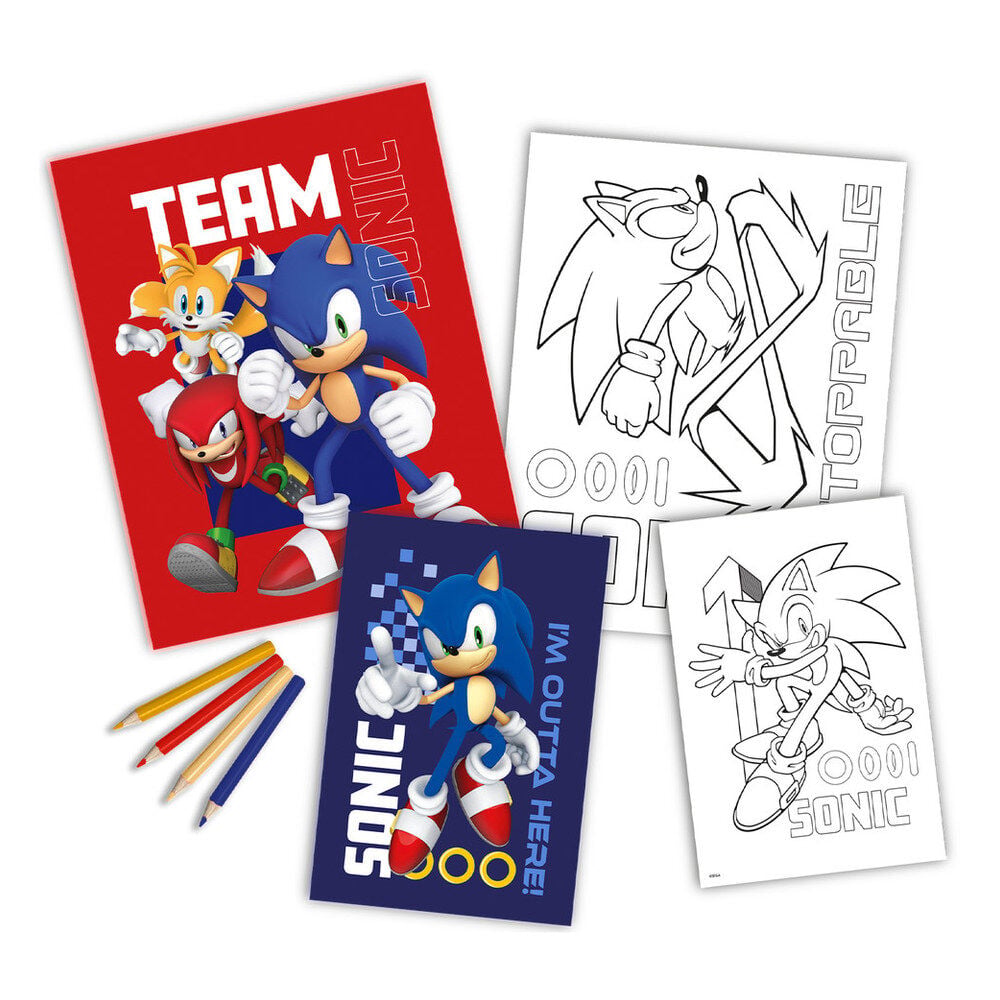 Set colorear Sonic the Hedgehog - imagen 2