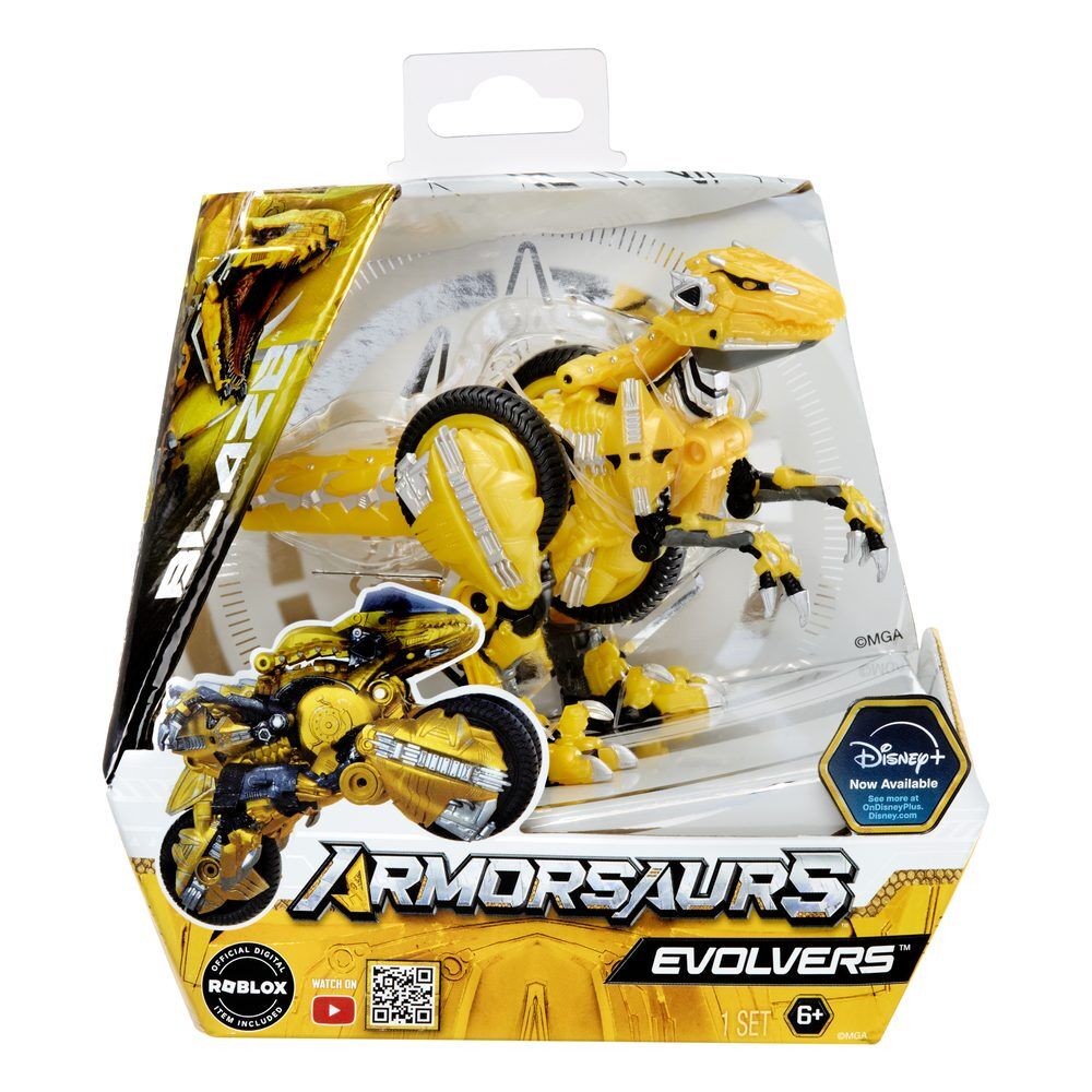 Figura Blaze Yellow Raptor Evolver Armosaurus