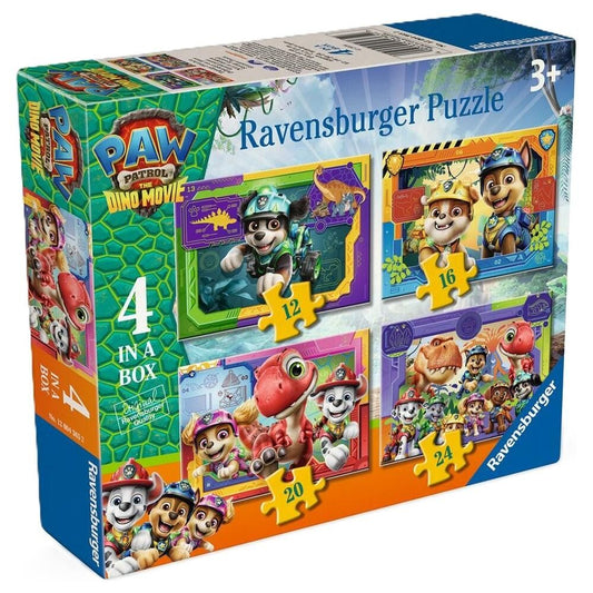 Puzzle Dino Movie Patrulla Canina Paw Patrol 12-16-20-24pzs