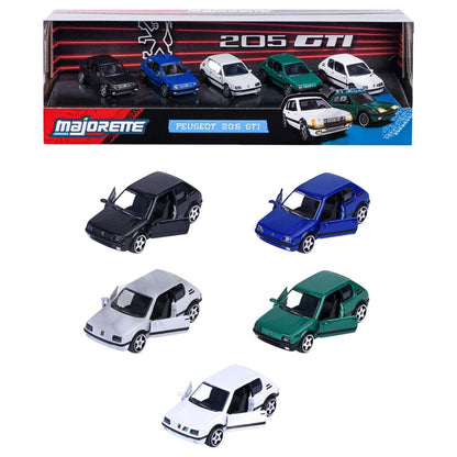 Set 5 coches Peugeot 205 GTI