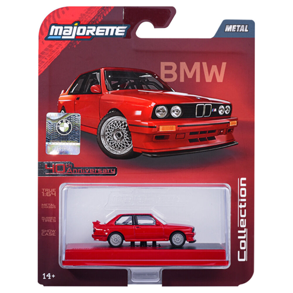 Coche coleccion 1986 BMW M rojo