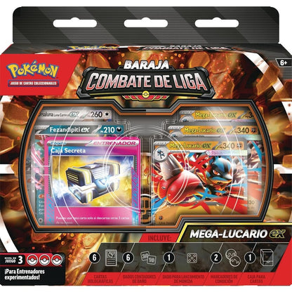Baraja cartas Combate de Liga de Mega-Lucario ex de JCC Pokemon español - imagen 8