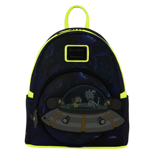 Mochila Cartoon Network Rick and Morty Space Cruiser Loungefly 26cm - imagen 2