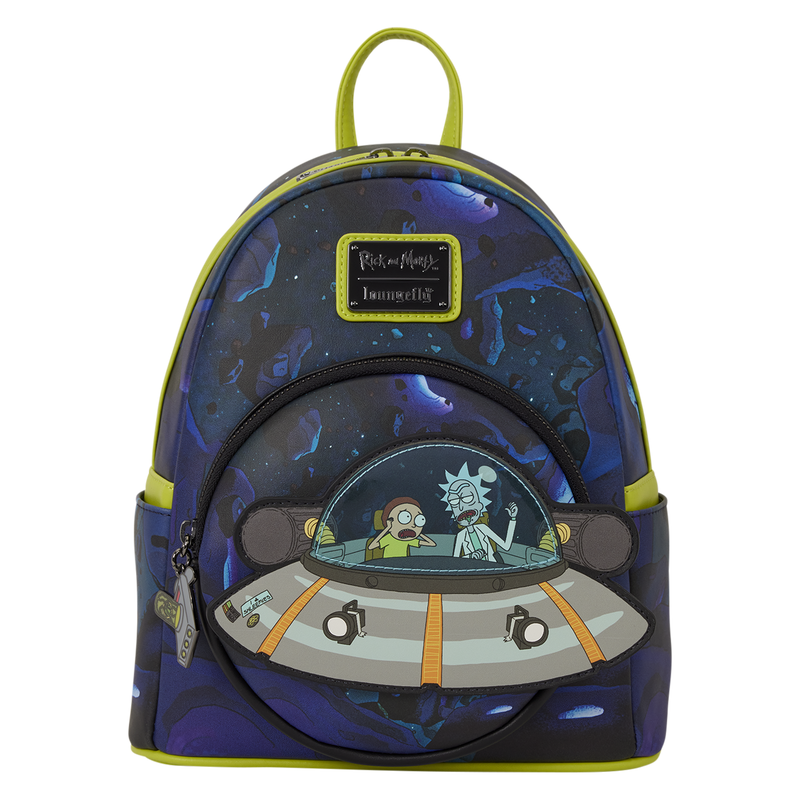 Mochila Cartoon Network Rick and Morty Space Cruiser Loungefly 26cm - imagen 6