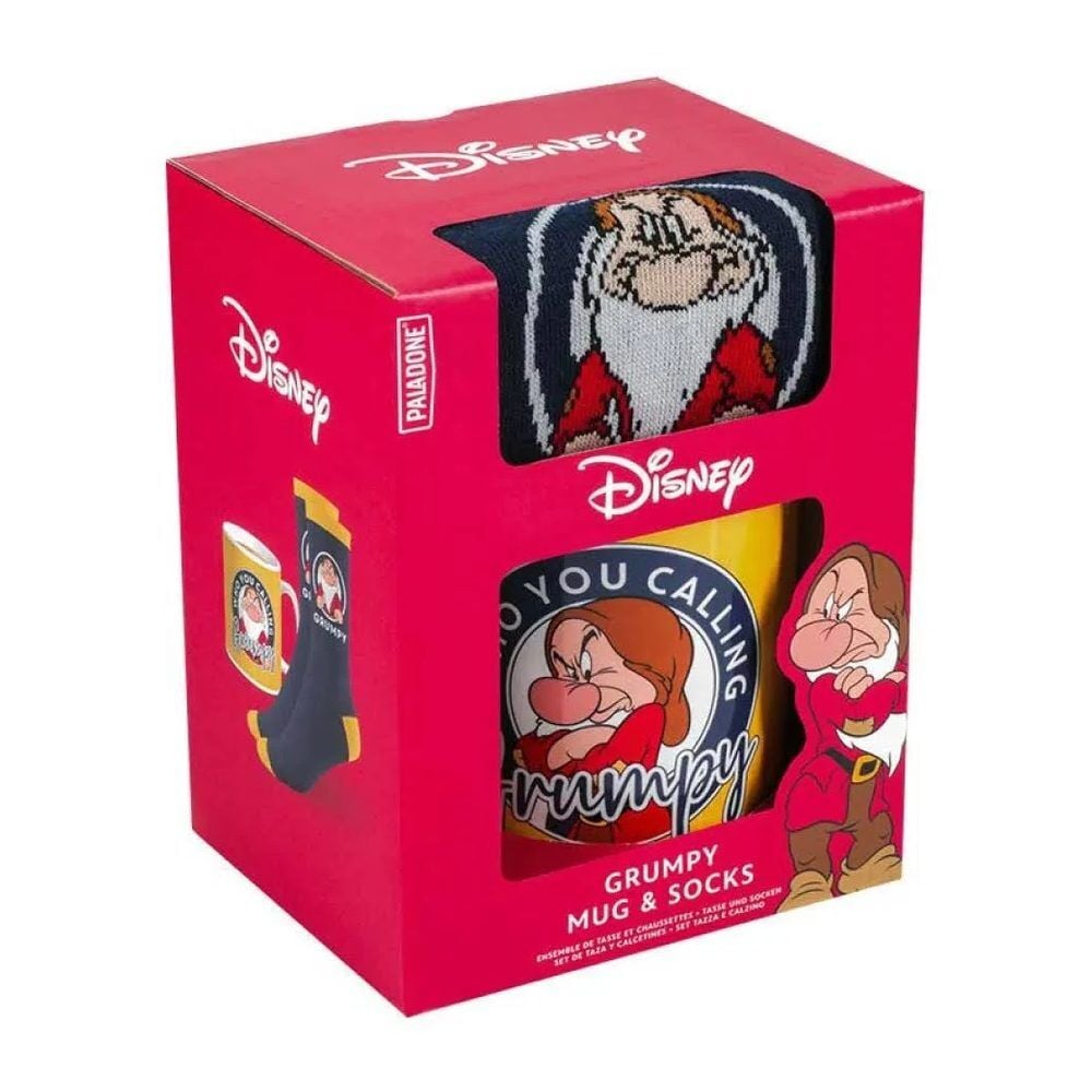 Set taza y calcetines Gruñon Blancanieves y los siete enanitos - imagen 2