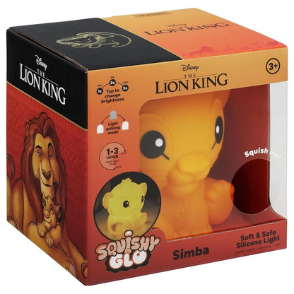 Luz silicona recargable SquishyGlo Simba El Rey Leon - imagen 4
