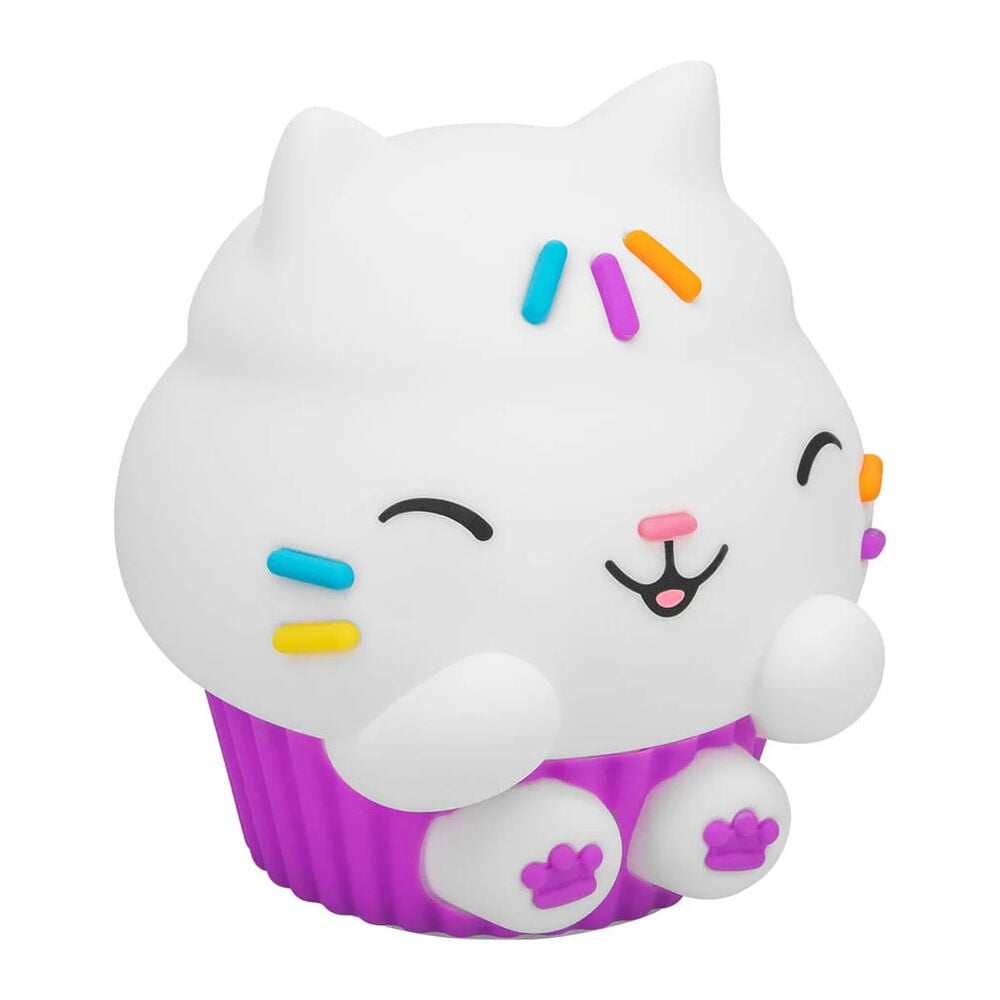 Luz silicona recargable SquishyGlo Cakey Cat La casa de muñecas de Gabby - imagen 3