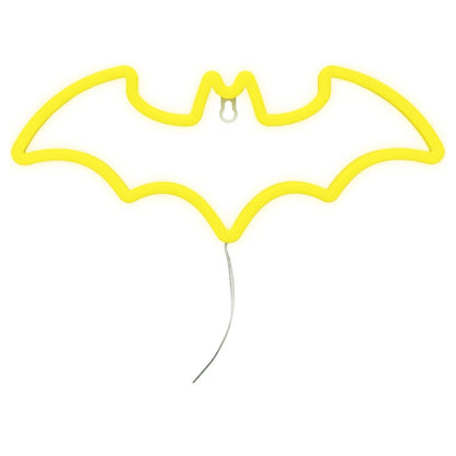 Luz LED neon pared Batman
