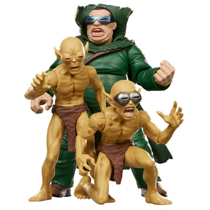 Blister 3 figuras Marvels Mole Man & Moloios Marvel Fantastic Four 15cm