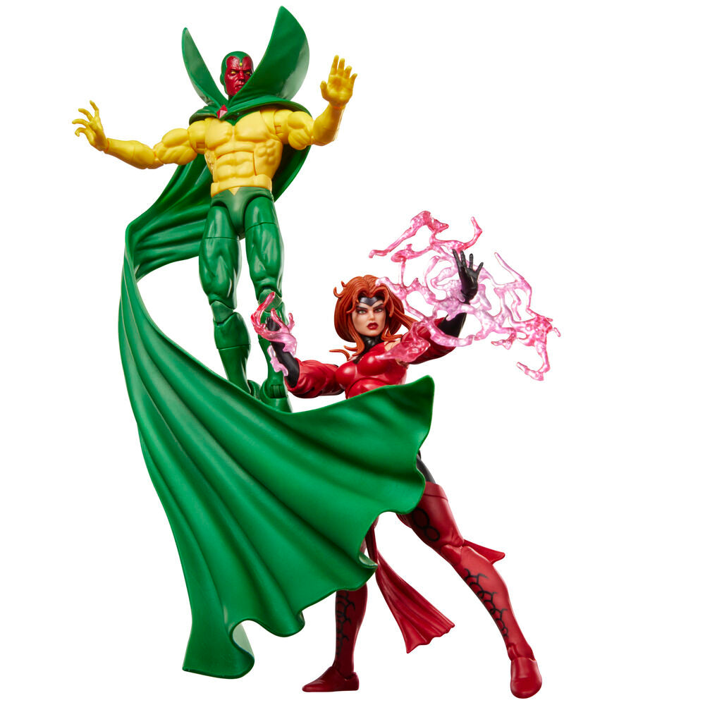 Blister 2 figuras Vision y Scarlet With Avengers Earts Mightiest Heroes Marvel Legends Series 15cm