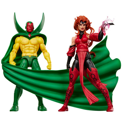 Blister 2 figuras Vision y Scarlet With Avengers Earts Mightiest Heroes Marvel Legends Series 15cm