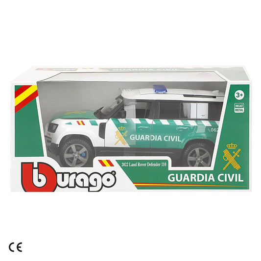 Coche Guardia Civil Land Rover Defender metal